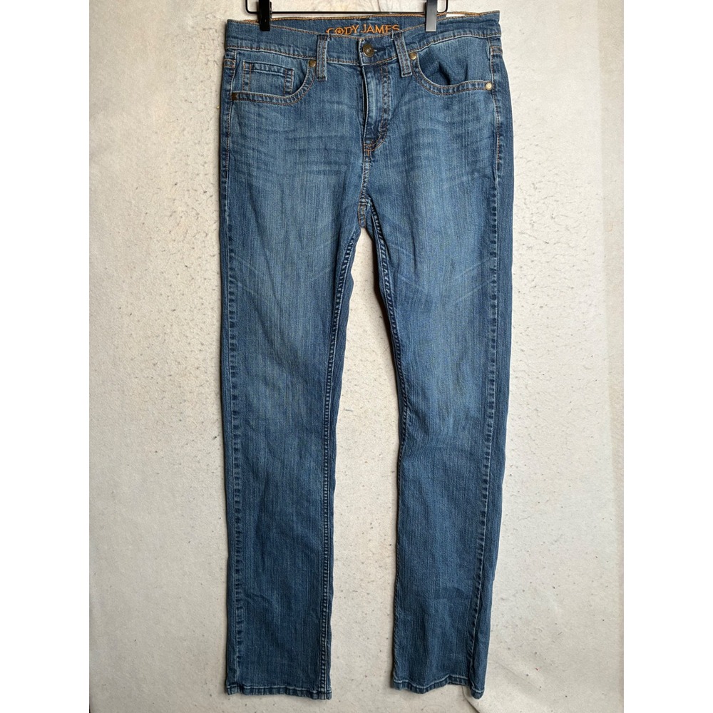Cody James Mens Slim Straight Leg Medium Wash Denim Jeans 32x38 CJSP20J01